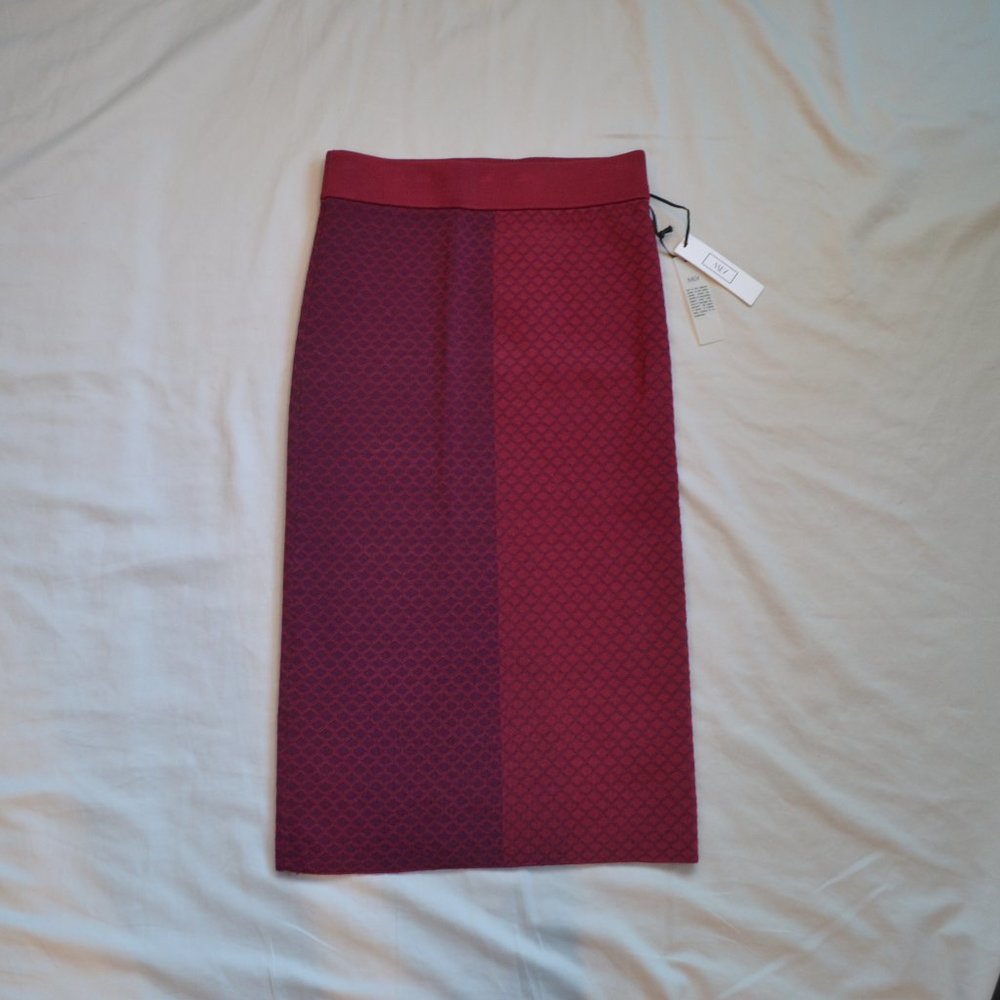 MLV Red Pencil Skirt